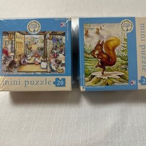 Beatrix Potter Peter Rabbit Mini Puzzles Easter Ages3+ 20 pieces
